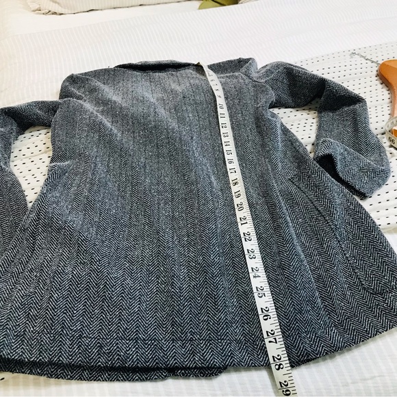 [H&M] Lightweight Herringbone Blazer Sz US 2 - Picture 7 of 9